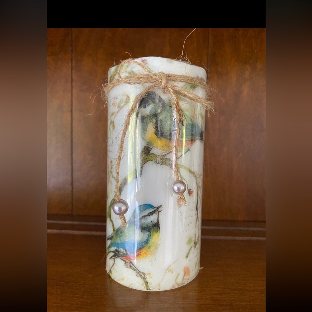 Bird Design Decorative LED Candle